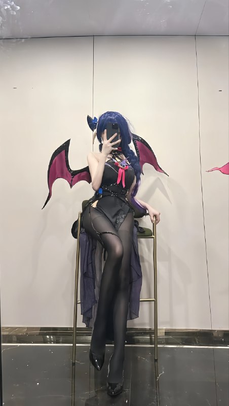 #cos #雷神 #申鹤 #黑丝#cos #雷神 #申鹤 #黑丝