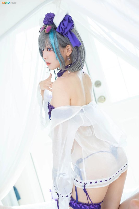 #cos  #性感 elyee子 柴郡泳装#cos  #性感 elyee子 柴郡泳装